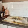 Schilderij - Boom - Abstract - Bladeren Inductie beschermer vinyl 3mm klein -sfeer3