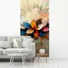 Bloem - Abstract - Kleurrijk - Bladeren fotobehang vinyl groot -woonkamer