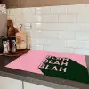Tekst - Grafisch - Groen - Schaduw Inductie beschermer vinyl 3mm klein -sfeer3