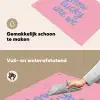 How lucky are we - Klavervier - Roze - Blauw Inductie beschemer met haakjes klein -ky-schoon-nl