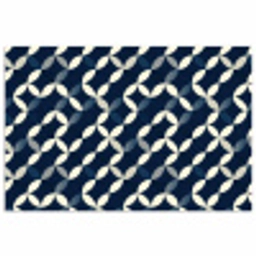 Abstract - Patroon - Blauw poster papier klein 62 -3d