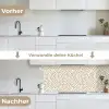 Abstract - Modern - Beige keuken achterwand 2 middel 871 -voor-na_DE