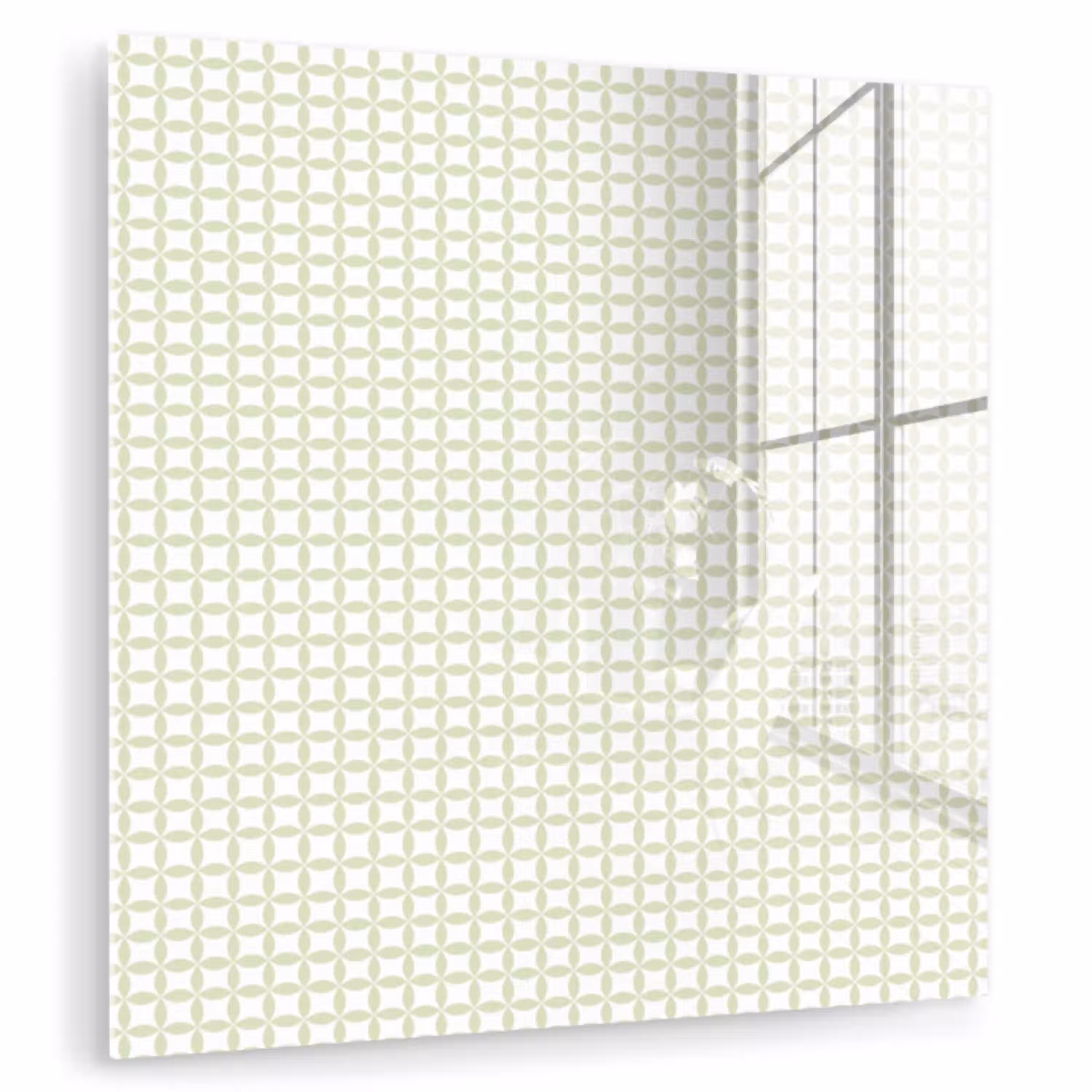 Saliegroen - Geometrisch - Cirkels - Patroon plexiglas 5mm klein 11 -zzzproduct_nieuw