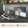 Tijger - Landschap - Sneeuw - Winter - Dieren keuken achterwand spatscherm klein -usp_NL