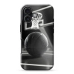 Basketbal - Basketbalveld - Lichtlijnen Toughcase MagSafe Apple iPhone 17 klein -3d
