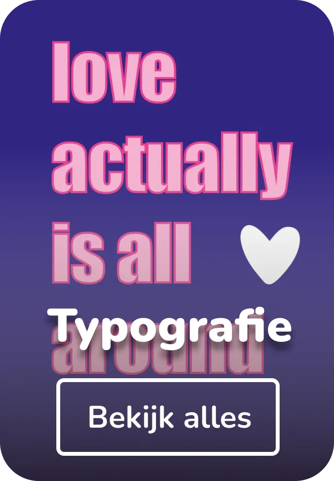 Muurcirkels typografie