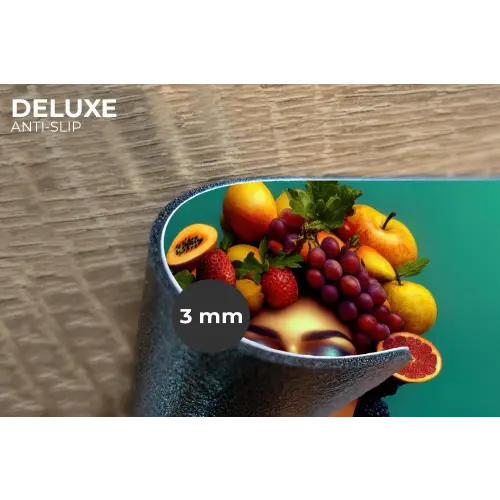 Vrouw - Hoodtooi - Tropisch - Fruit - Druiven Placemat vinyl groot -closeup