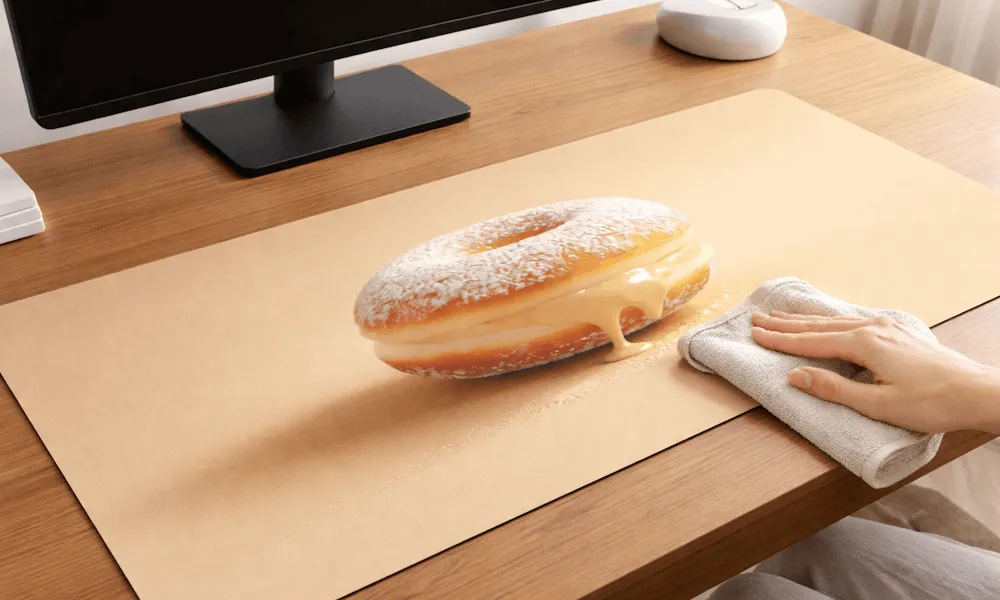 Muismat schoonmaken donut design schoonmaken