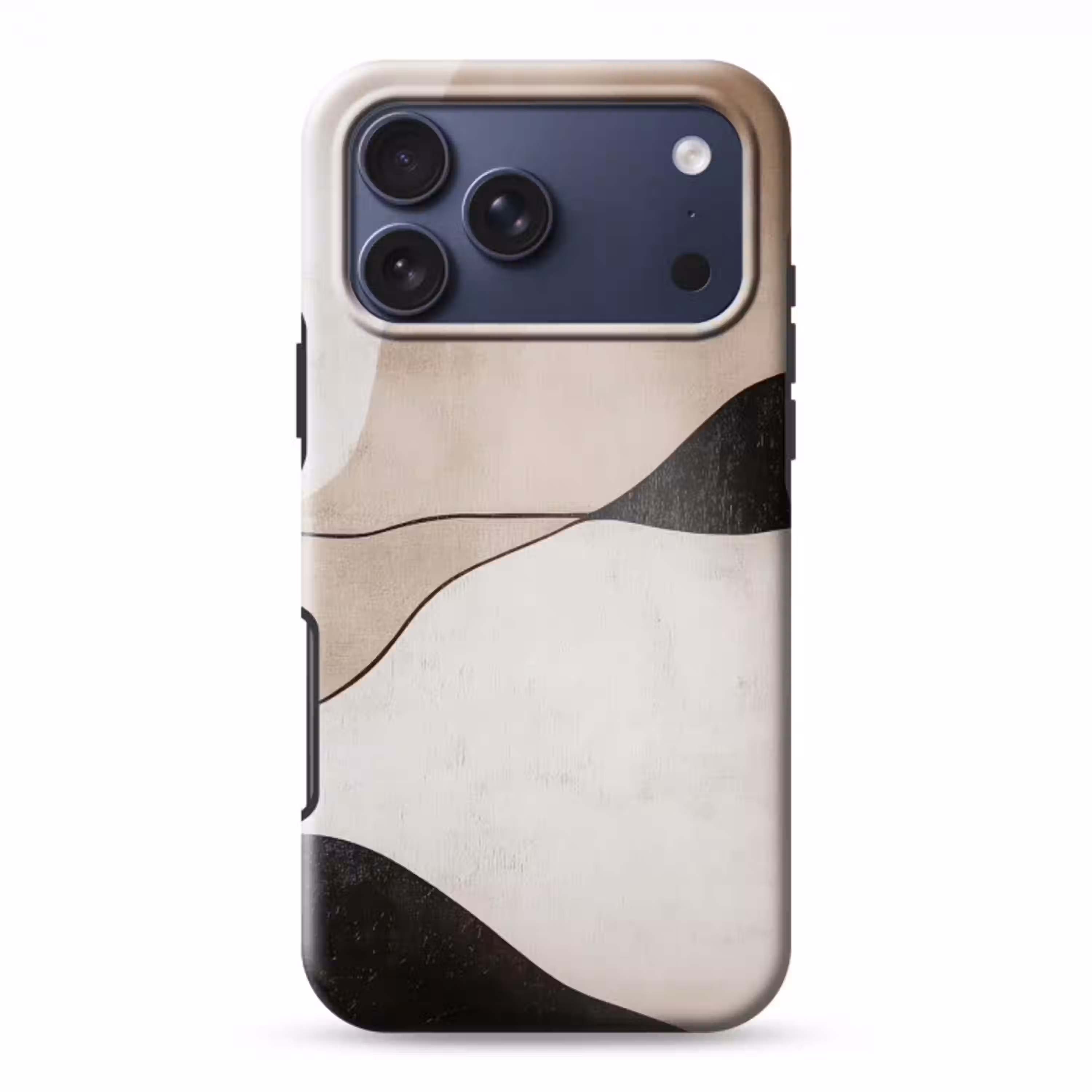 Contourlijnen - Abstracte landschap Toughcase MagSafe Apple iPhone 17 Pro Max klein -3d