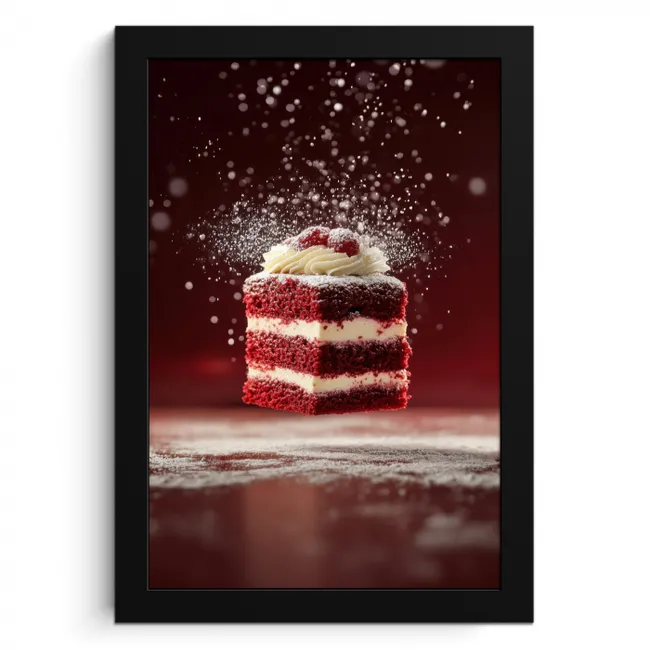 Rode - Velvet - Taart - Eten KitchenYeah - Keuken - Fotolijst klein -3d
