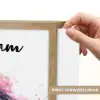 Paard - Dieren - Meisje - Roze Light Box met batterij (Wandlamp kind) middel -USP_websiteprintNL