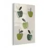 Appels - Groen - Illustratie - Bladeren plexiglas 5mm klein -z3d