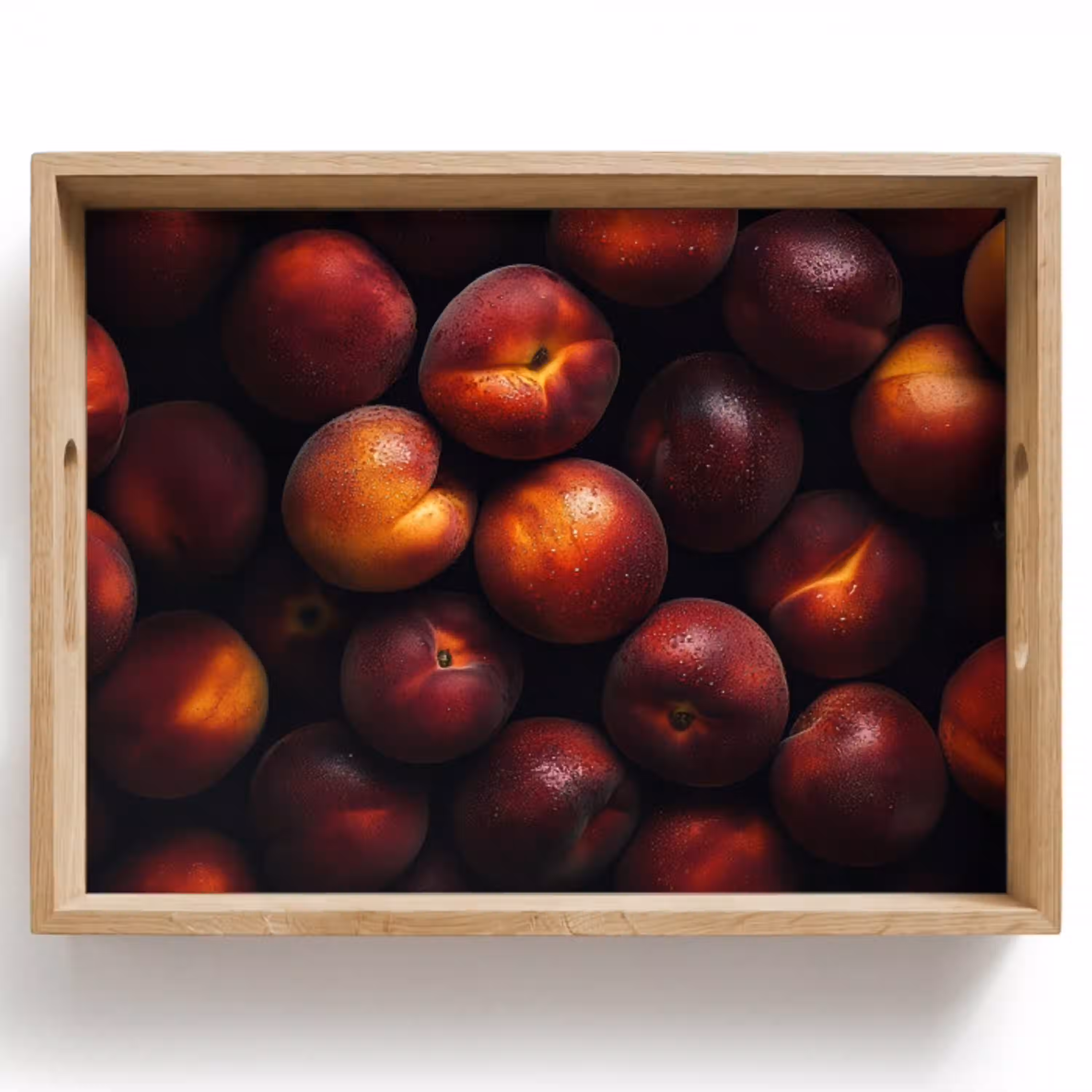 Fruit - Close up - Nectarines Dienblad Rechthoek middel -z3d_shopping