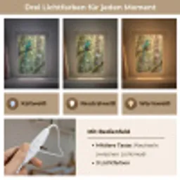 Quetzal - Jungle - Natuur - Groen Light Box met kabel (Kinderlampje) klein -USP_lichtkleurDE