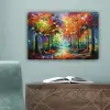 Landschap - Bos - Kleuren - Natuur canvas 2cm klein -sfeer4