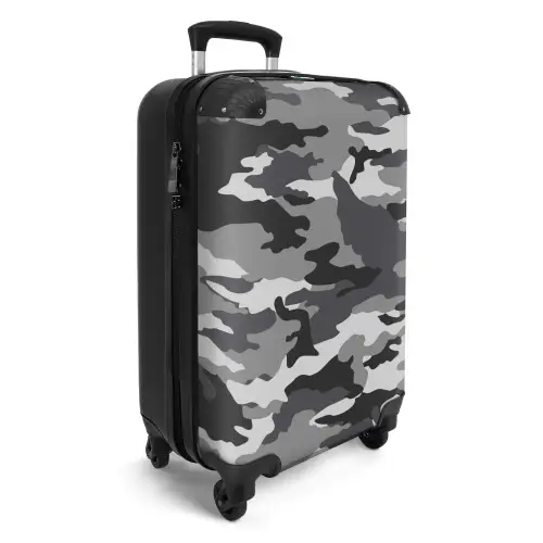 Camogrijs Koffer - NBS - Handbagage middel -productfoto_3d