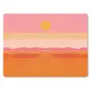 Zon - Abstract - Landschap - Oranje muismat rubber klein -3d