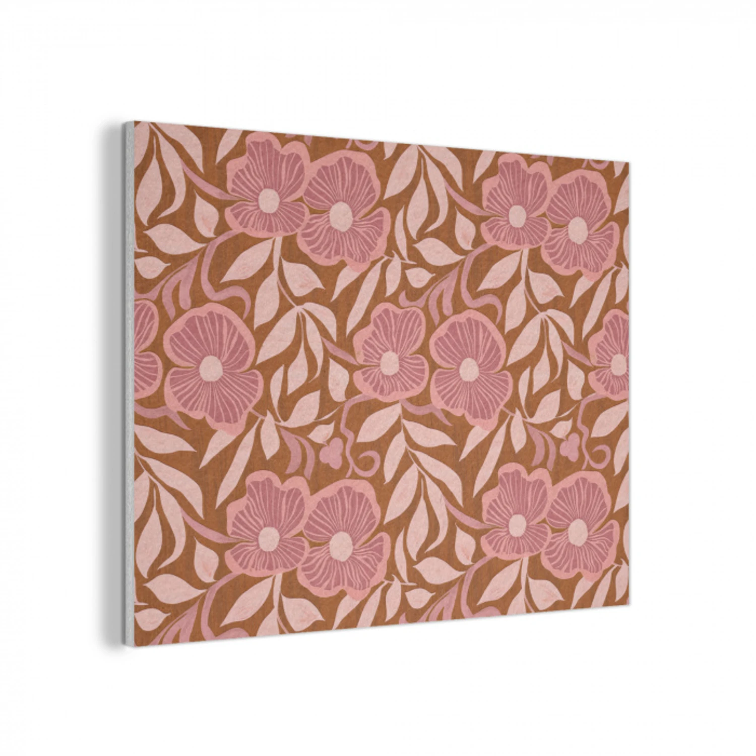 Sfeer - Bloemen - Roze PET vilt klein 837 -3d