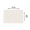 Bloemen - Motief - Zacht Placemat vinyl groot 368 -specs