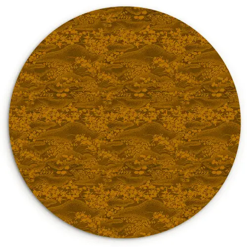 Patroon - Bloesem - Heuvels Wandcirkel plexiglas klein 852 -3d