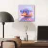 Eend - bril - Pastel aluminium wit klein -sfeer5