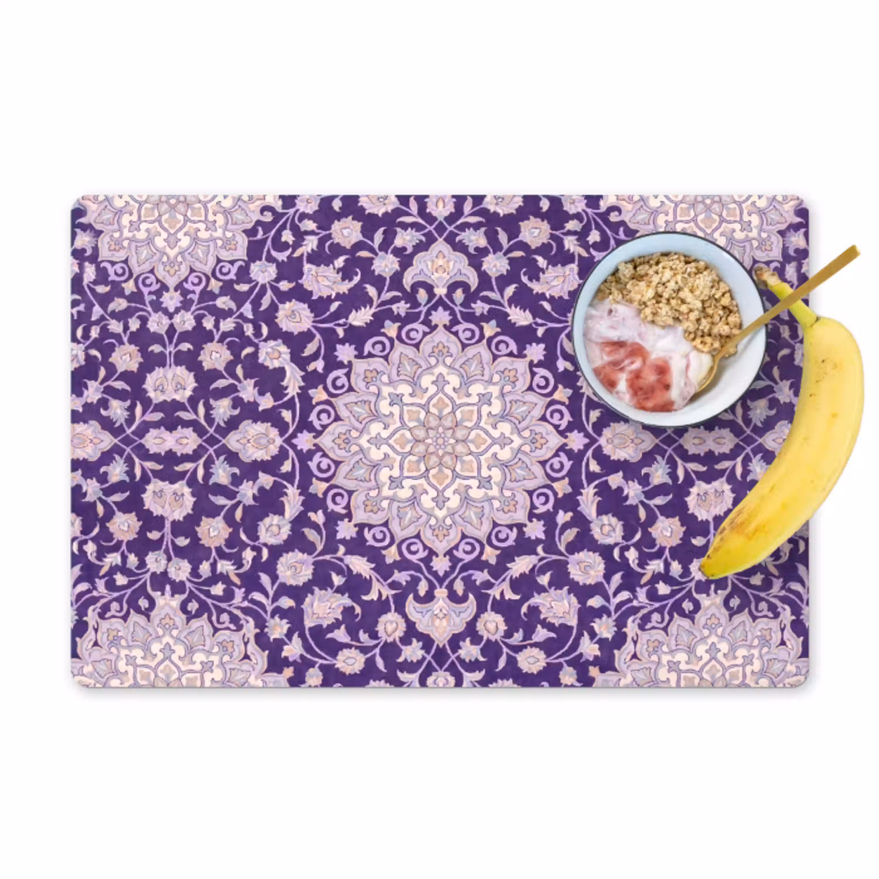Patroon - Medallion - Oosters - Paars - Decoratie Placemat vinyl groot -zzzproduct_Kitchenyeah-website