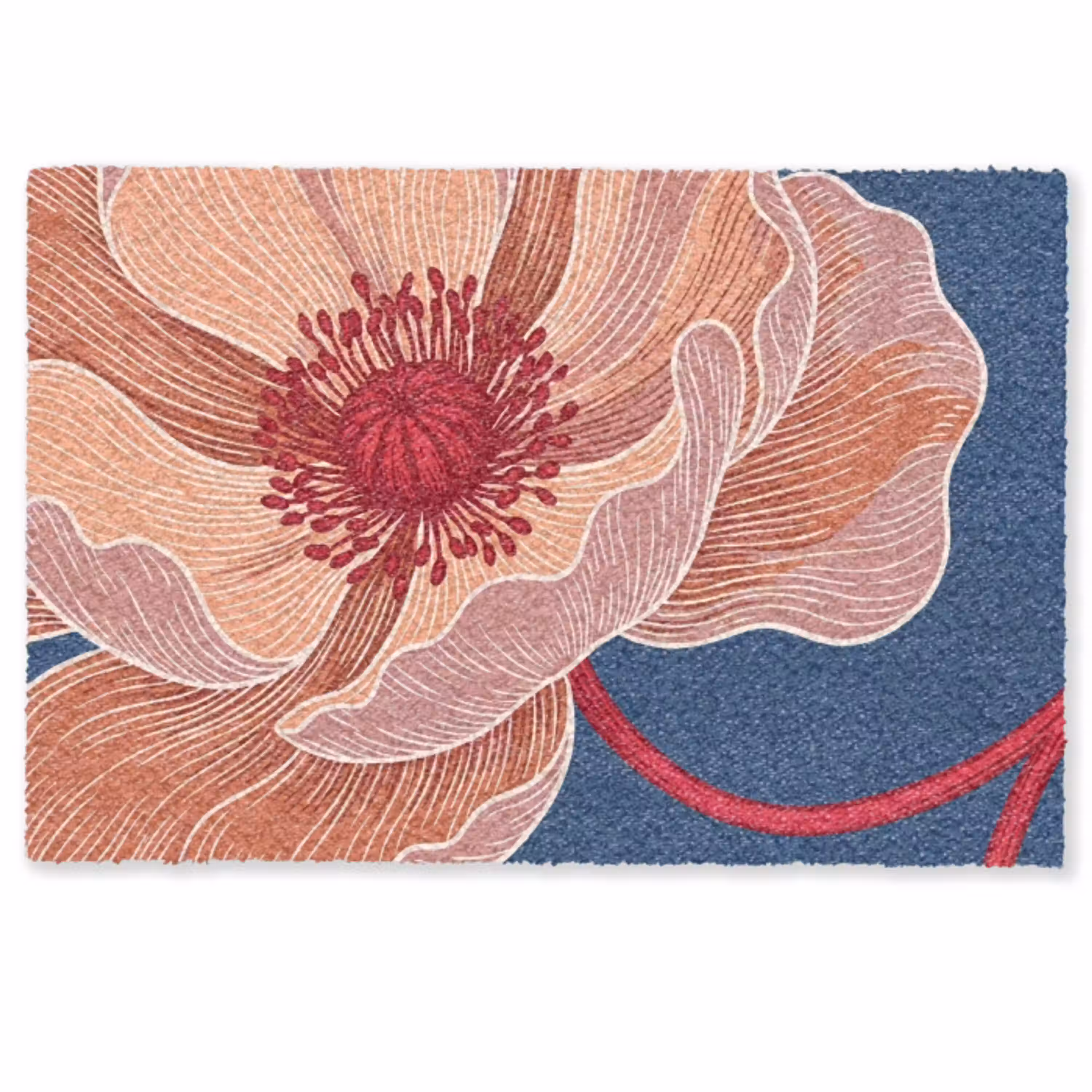 Bloemen - Modern - Abstract Deurmat klein -zkaufland3d