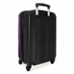 Eenhoorn Omringd door Paarse Natuur NBS - Handbagage koffer - Kinderen Unisex middel -achterkant