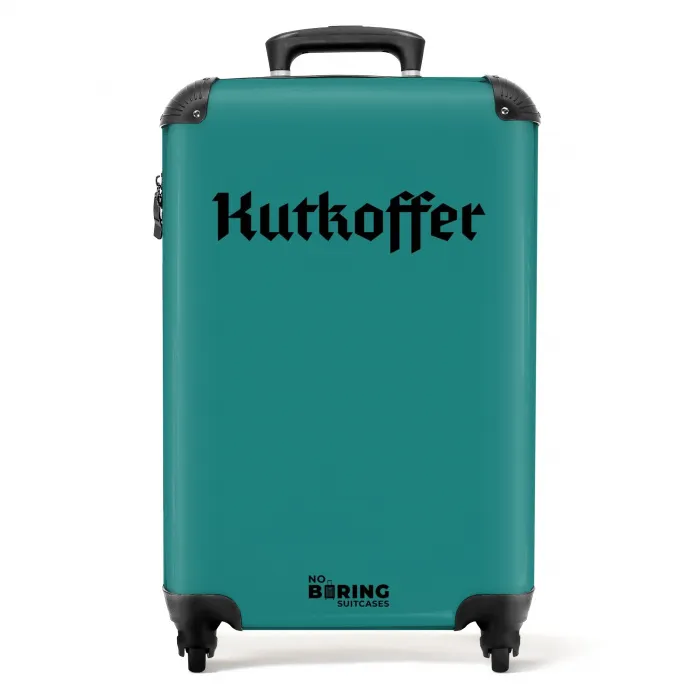 Quotes - Kutkoffer petrolblauw NBS - Handbagage koffer - Kinderen Unisex middel -productfoto_recht