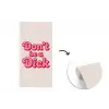 Tekst - Boodschap - Roze fotobehang vinyl groot -3d