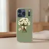 Lint - Boeket - Groen - Quote Telefoonhoesje iPhone 17 Pro klein -sfeer2
