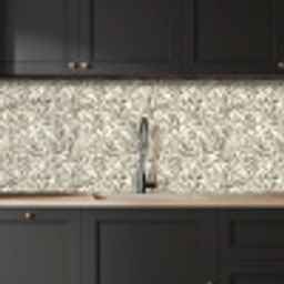 Takken - Botanisch - Taupe keuken achterwand 2 middel 871 -sfeer1