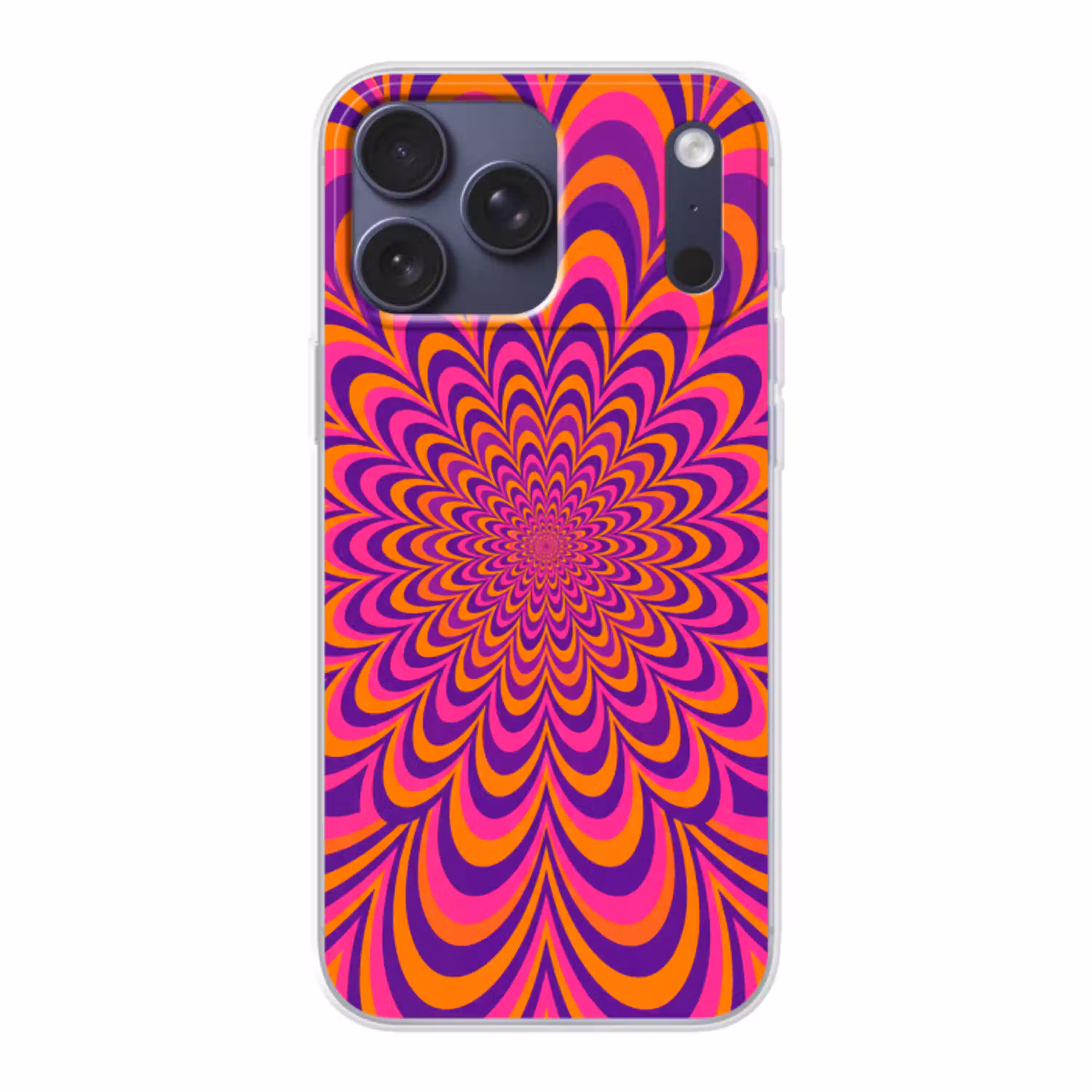 Patroon - Optisch - Kleurrijk Telefoonhoesje iPhone 17 Pro Max klein -3d