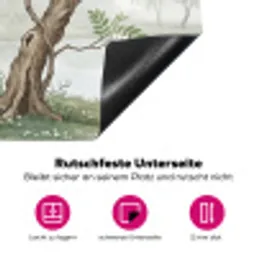 Reiger - Landschap - Groen Inductie beschermer vinyl 3mm klein -zzzzzzz-lf-onderkant
