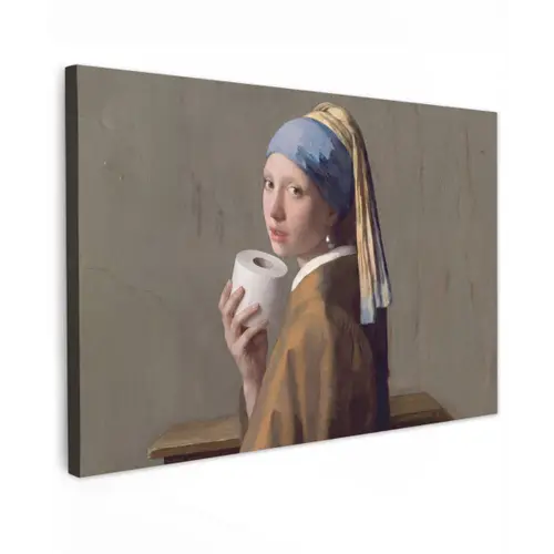 Klassiek - Humor - Kleurrijk canvas 2cm klein -z3d