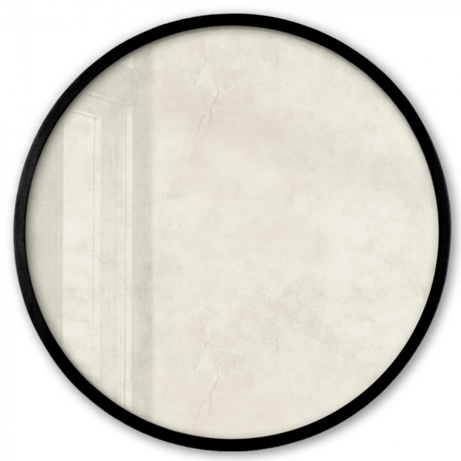 Crème - Egaal - Beton Fotolijst rond zonder passe partout klein 856 -3d