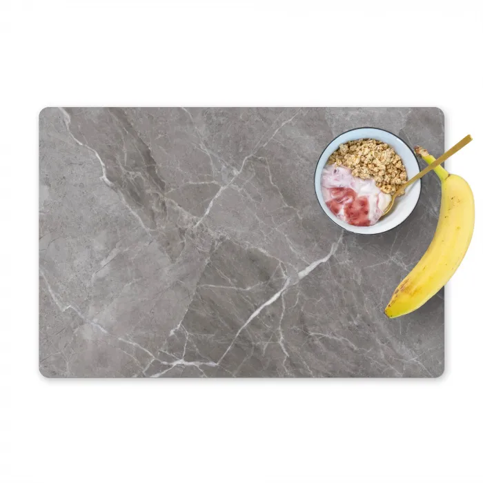 Marmer - Grijs Placemat vinyl groot -zzzproduct_Kitchenyeah-website