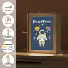 Astronaut - Planeten - Raket Light Box met kabel (Kinderlampje) klein -USP_NL