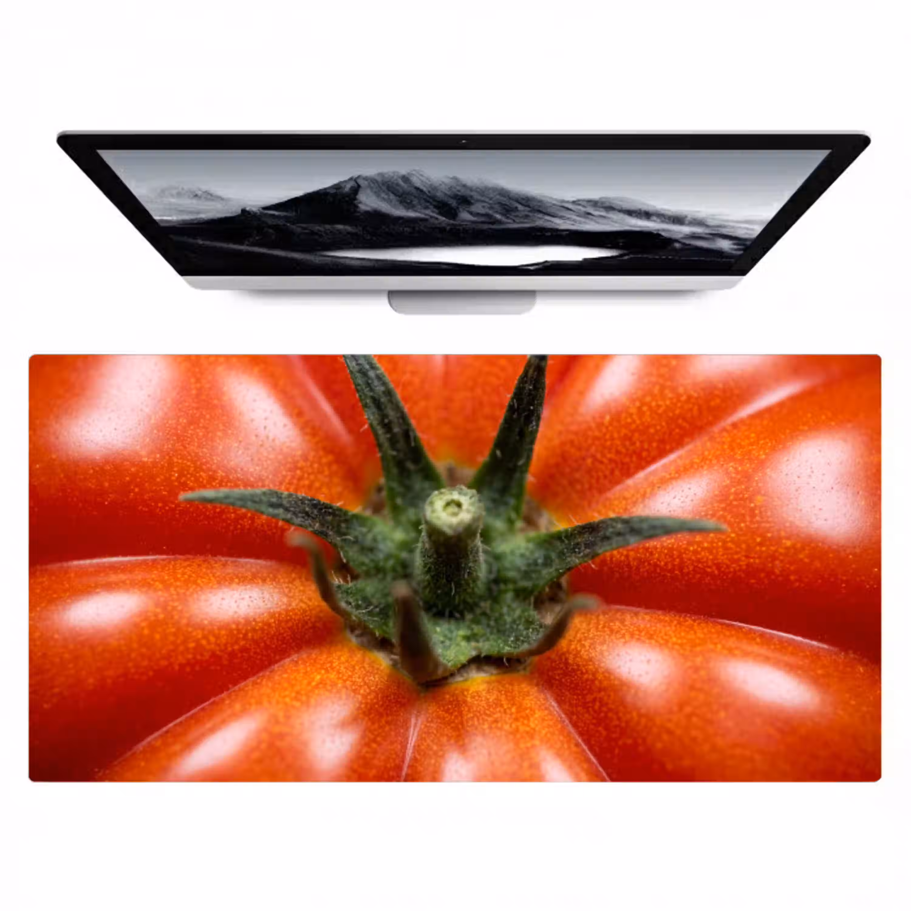 Eten - Tomaat - Rood Muismat XXL klein -zzz3d