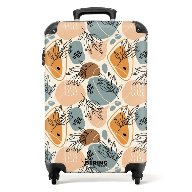 Boho - Zachte aardetinten NBS - Handbagage koffer - Unisex middel -productfoto_recht