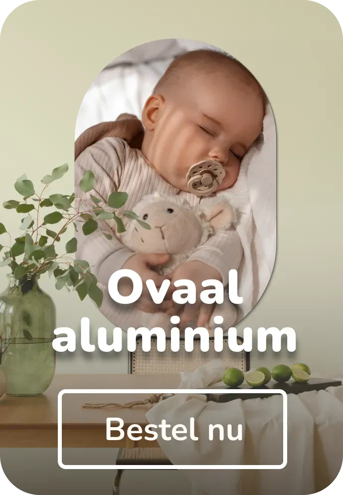 Foto op aluminium ovaal