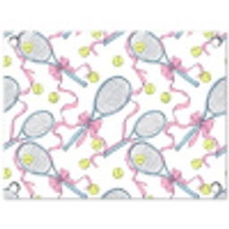 Tennis - Strikken - Kleurrijk tuinposter los doek klein 239 -3d