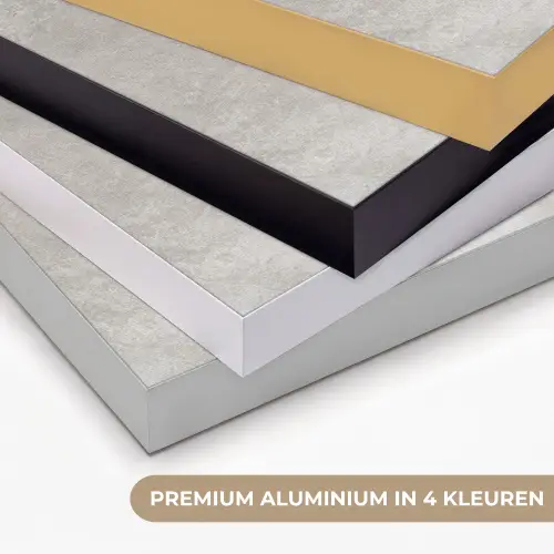 Beton - Grijs Textielframe zwart klein -USP_kleurenNL