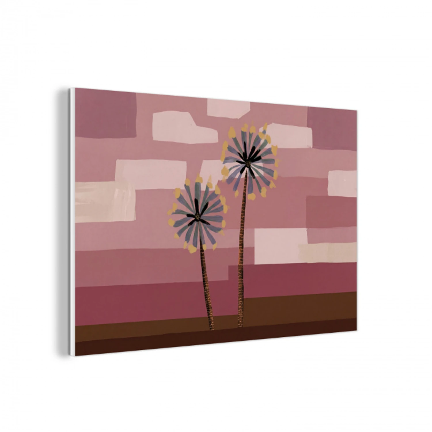 Illustratie - Bloemen - Vlakken - Abstract forex 5mm xxl -3d