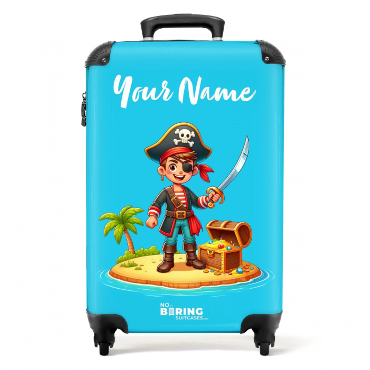 Schateiland Santiago NBS - Handbagage koffer - Kinderen Unisex middel -productfoto_recht