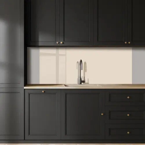 Beige - Effen kleur keuken achterwand 2 middel 871 -sfeer1