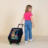 Neon - Voetballer - Kleurrijk Kinderkoffer - Zwart klein -sfeer1