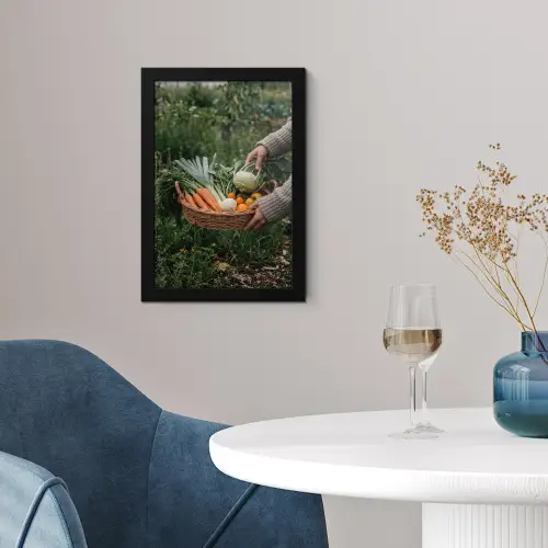 Veld - Groenten - Biologisch - Oogst fotolijst zwart zonder passe partout klein -sfeer4
