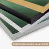 Groene kikker - Nieuwsgierig - Gras Textielframe zwart klein -USP_kleurenNL