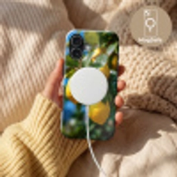 Citroenen - Bladeren - Blauwe lucht Toughcase MagSafe Apple iPhone 17 klein -USP_MagsafeV
